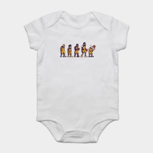 Lakers in 8bit Baby Bodysuit